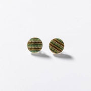 BOUCLES D'OREILLES PETITS BOUTONS ZIGZAG COD.: BIGOS032