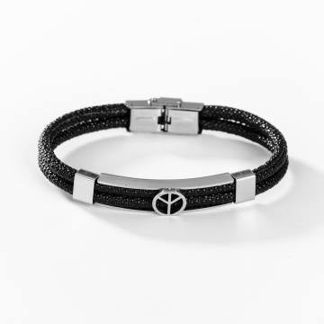 BRACELET SYMBOLE DE LA PAIX COD.: BIGBA028